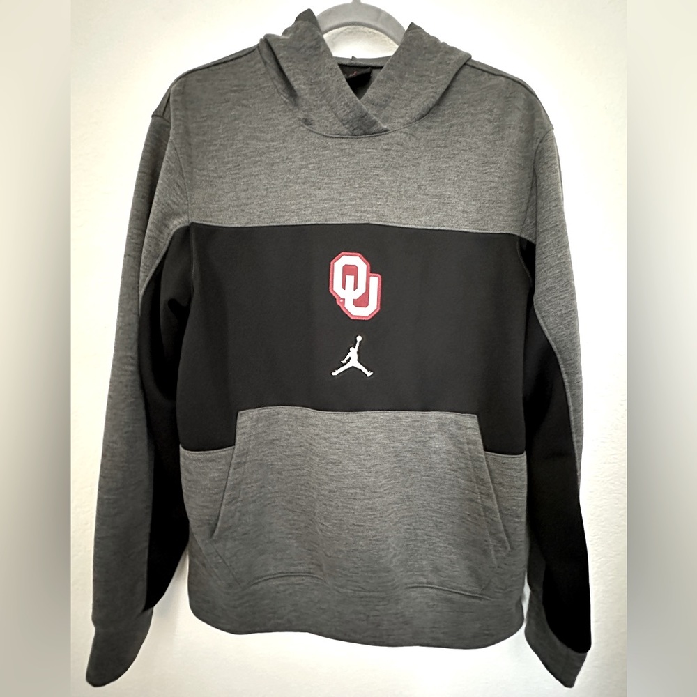 Jordan OU Men’s Hoodie Dri-Fit Size Small